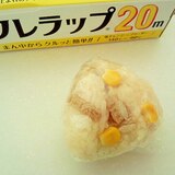 愛媛県のじゃこ天で味噌バターコーンおにぎり